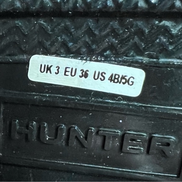 🌻NEW HUNTER Big Kids Original Giant Glitter Rain Boots Size 4 Boy / 5 Girl - Picture 11 of 14